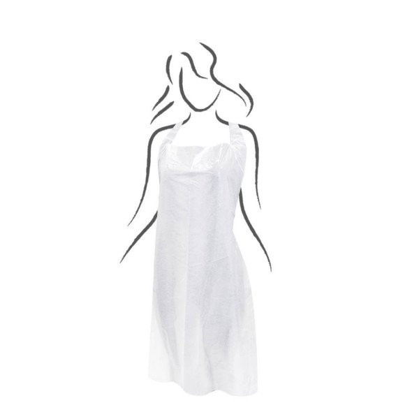 Grembiule bianco usa e getta TNT (pz.250)-ctatrade-Pack service Clean
