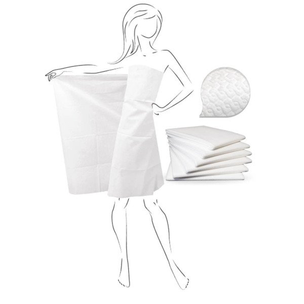 Teli Doccia in Airlaid cm.100x200 (50pz.)-ctatrade-Pack service Clean
