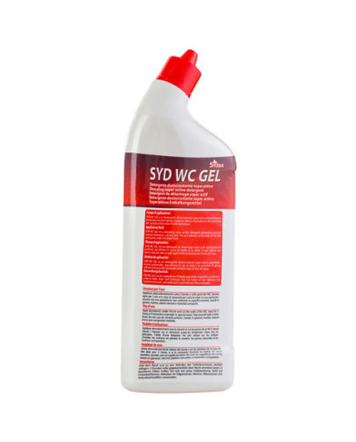 SWC9 Disincrostante WC 750 ml X 12 pz DISINCROSTANTE WC 750 ml X 12 pz x cartone
SYD WC GEL è un detergente disincrostante super