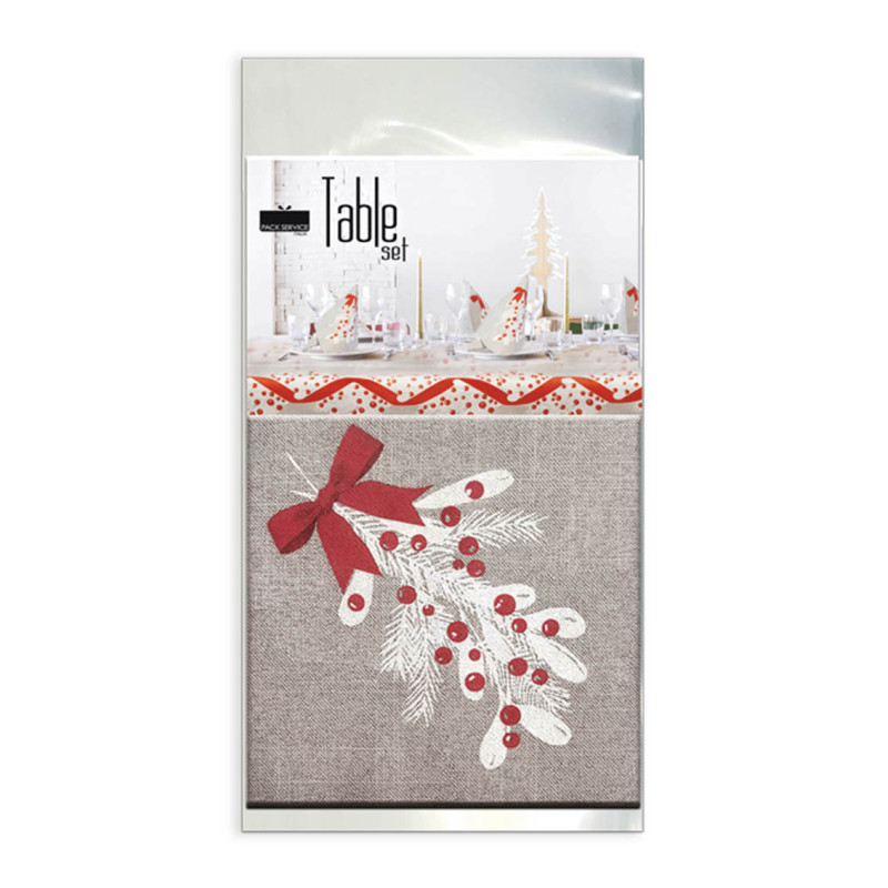 Berries tovagliato monouso natalizio–ctatrade