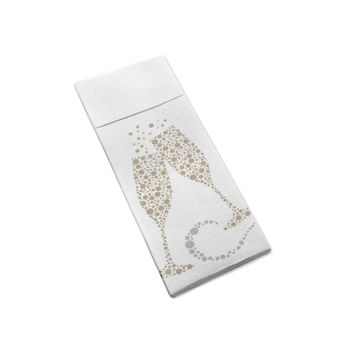 Bollicine tovagliato monouso natalizio-ctatrade