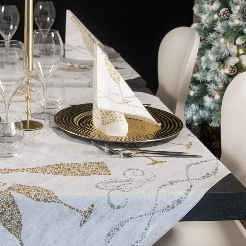 Bollicine tovagliato monouso natalizio–ctatrade