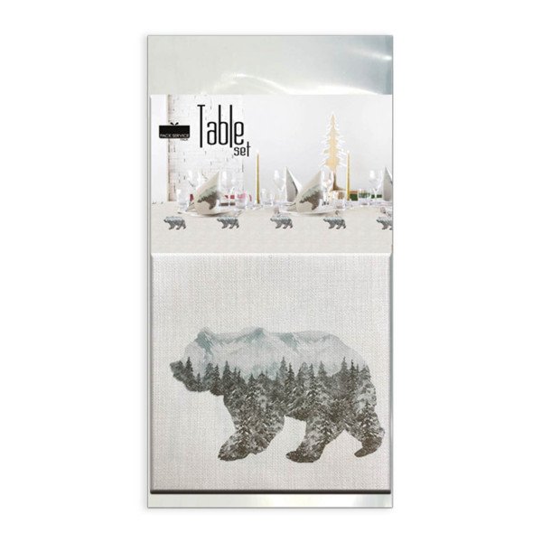 Nordic tovagliato monouso natalizio-ctatrade-Pack Service Italia
