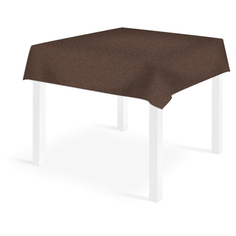 Tovaglia monouso airlaid cacao 120x120–ctatrade