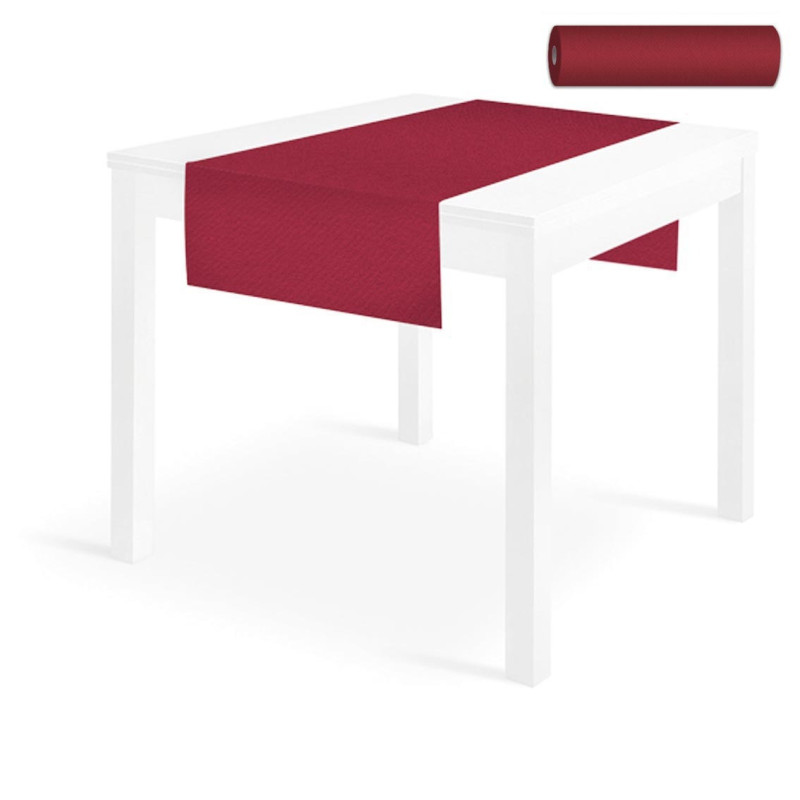 Rotolo Runner Airlaid Bordeaux 40x120-ctatrade