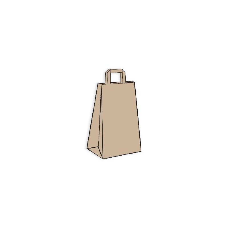 Shopper carta avana m. piatto 18x10x29-ctatrade