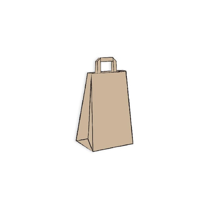 Shopper carta avana m. piatto 18x10x29-ctatrade