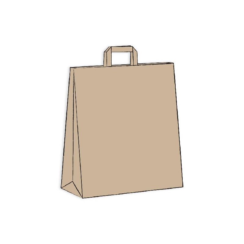 Shopper carta avana m. piatto 32x13x41-ctatrade