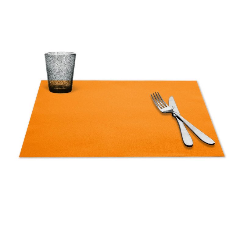 Tovagliette monouso 30x40 cm. Arancio-ctatrade
