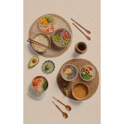 Contenitori tondi in bambù