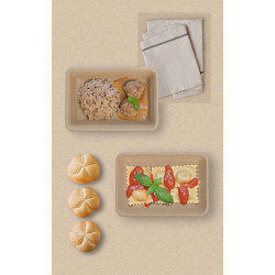 Vaschetta rettangolare pulp