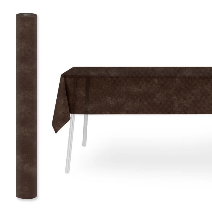 Tovaglia tnt rotolo 1.2x25m Marrone Tovaglia tnt rotolo 1.2x25m Marrone