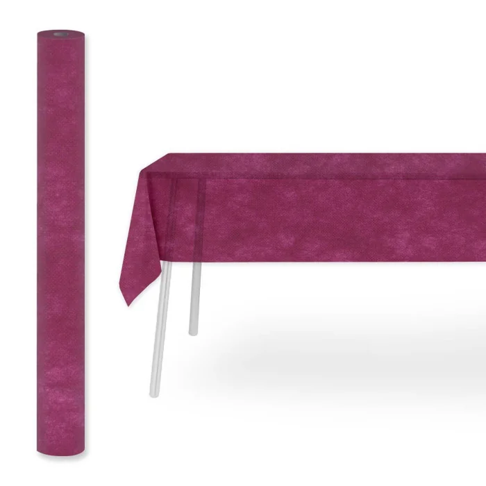 Tovaglia tnt rotolo 1.2x25m Bordeaux Tovaglia tnt rotolo 1.2x25m Bordeaux