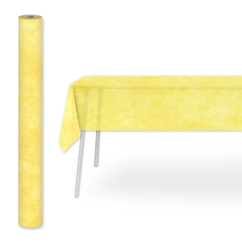 Tovaglia tnt rotolo 1.2x25m Giallo–ctatrade