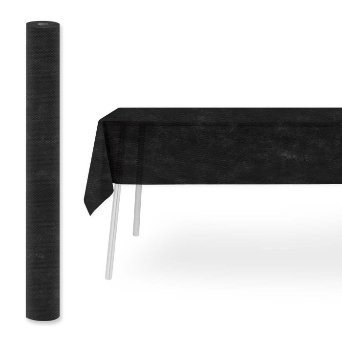 Tovaglia tnt rotolo 1.2x25m Nero-ctatrade