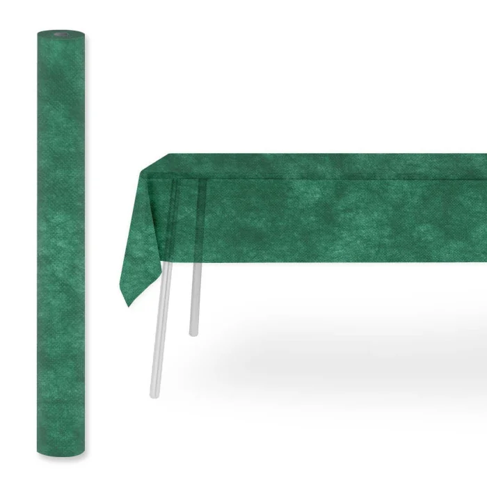 Tovaglia tnt rotolo 1.2x25m Verde Tovaglia tnt rotolo 1.2x25m Verde