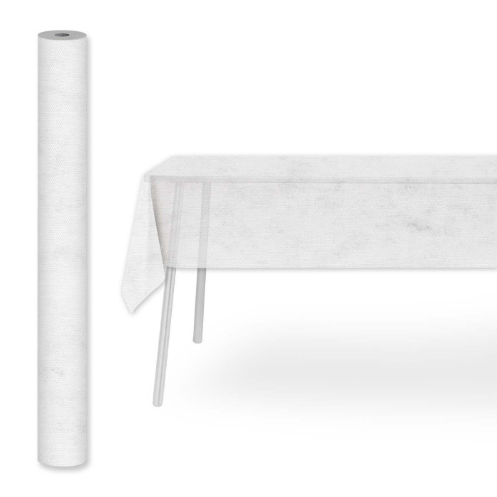 Tovaglia tnt rotolo 1.2x25m Bianco-ctatrade