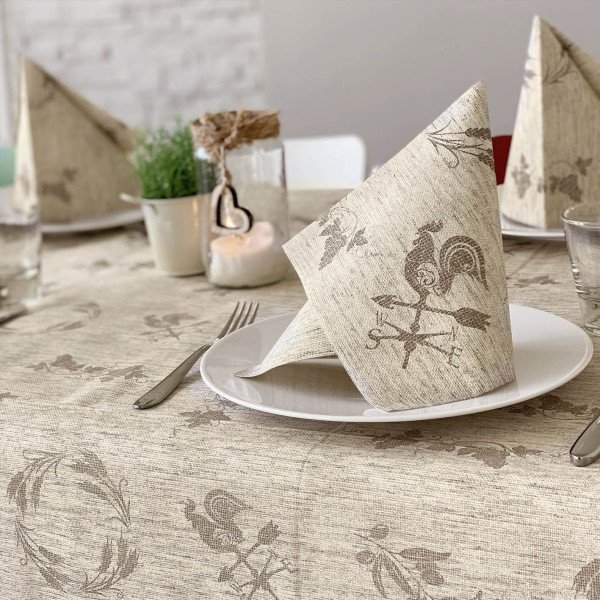 Tovagliolo Airlaid 40×40 Contadino Nocciola-ctatrade-Pack Service Italia