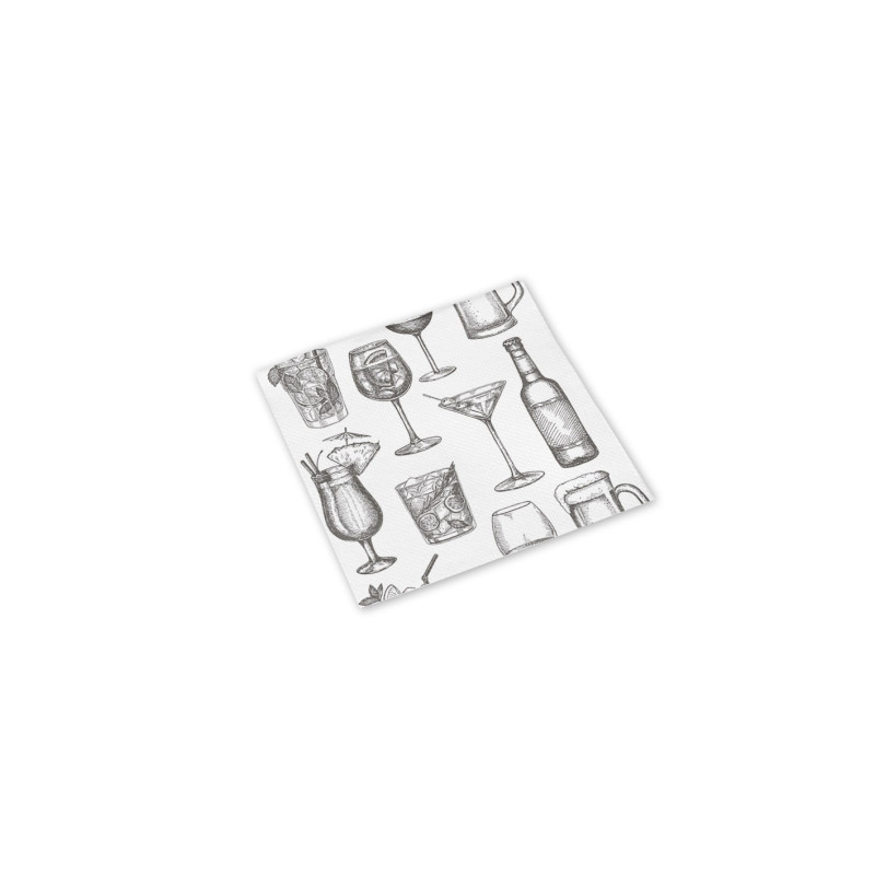 Tovaglioli monouso drink bianco 20x20-ctatrade