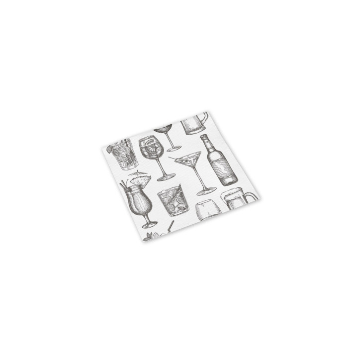 Tovaglioli monouso drink bianco 20x20-ctatrade