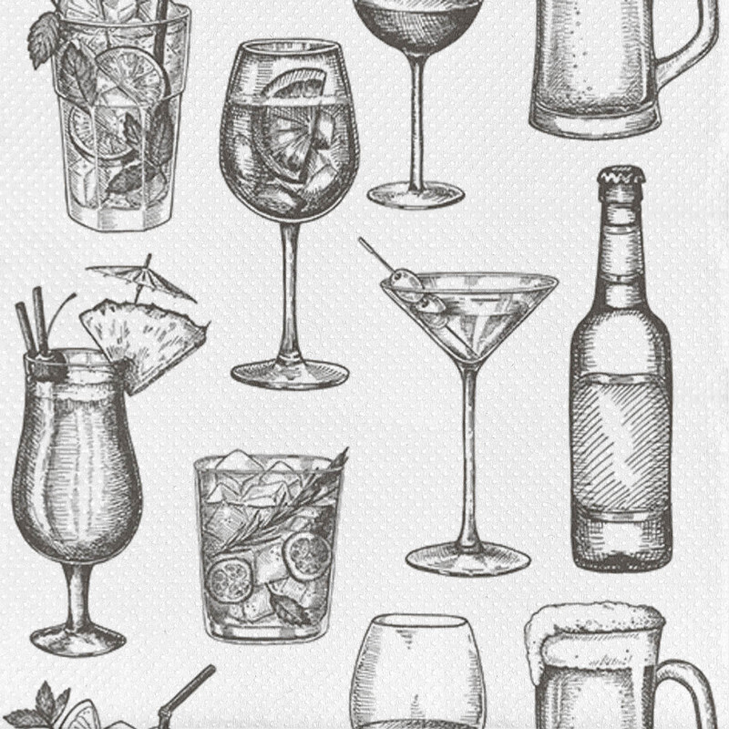 Tovaglioli monouso drink bianco 20x20-ctatrade