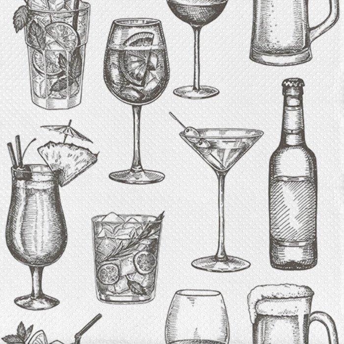 Tovaglioli monouso drink bianco 20x20-ctatrade