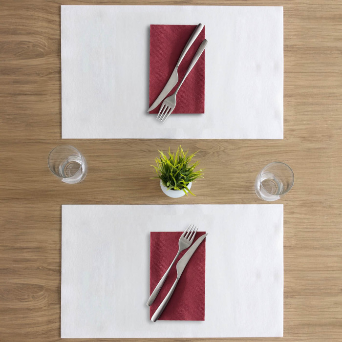 Tovagliolo Airlaid 40x24 Color Bordeaux-ctatrade