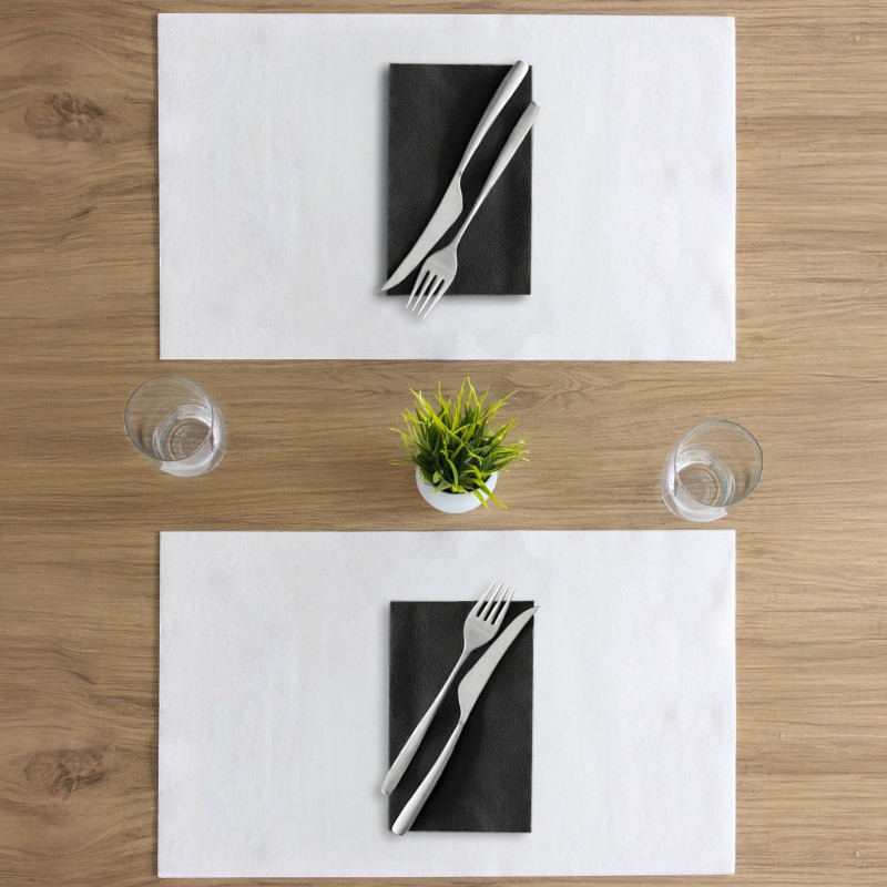 Tovagliolo Airlaid 40x24 Color Nero-ctatrade