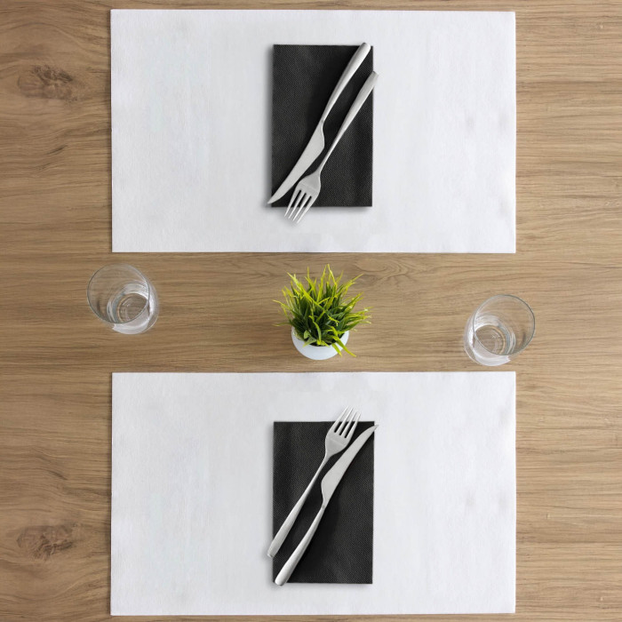 Tovagliolo Airlaid 40x24 Color Nero-ctatrade