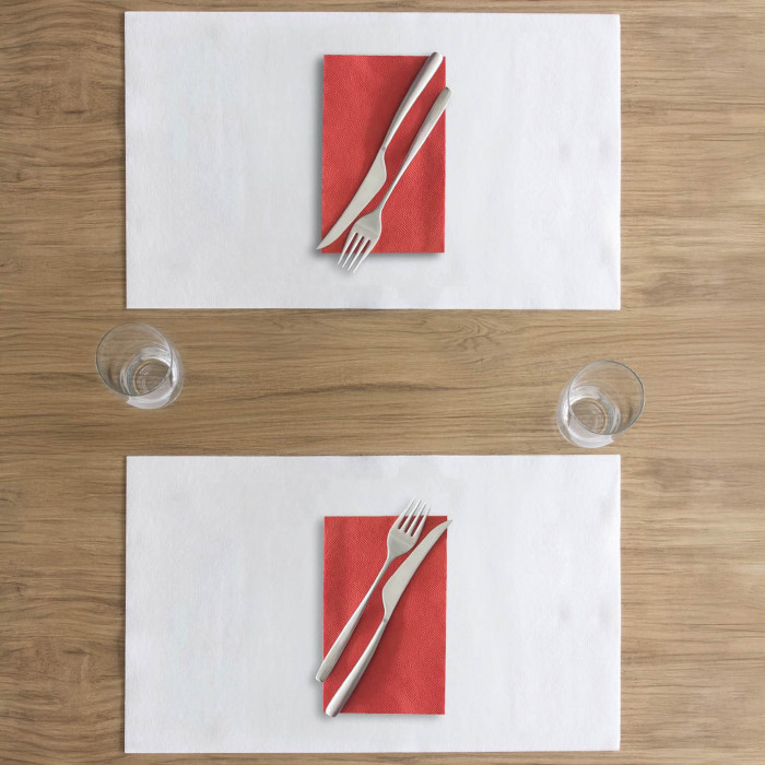 Tovagliolo Airlaid 40x24 Color Rosso-ctatrade