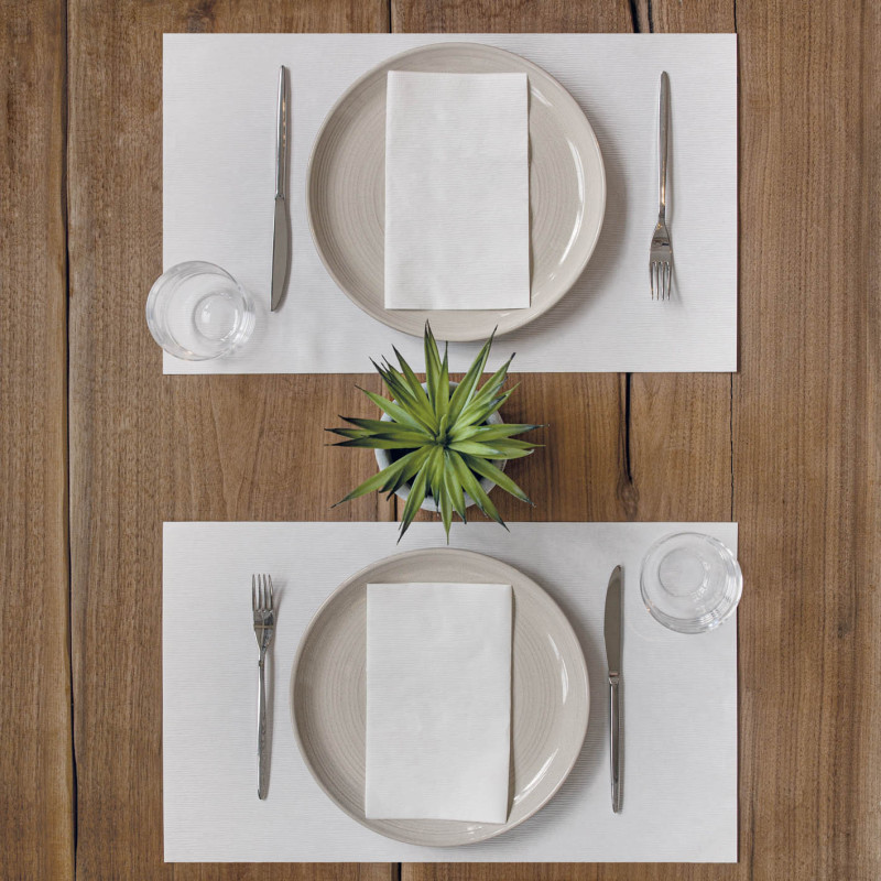 Tovagliolo Onda 40x24 Bianco-ctatrade