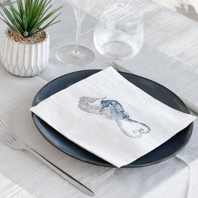 Tovagliolo Spunlace 40x40 Cavalluccio Perla–ctatrade