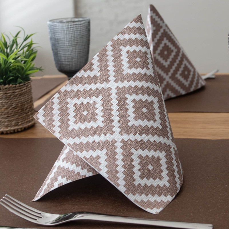 Tovagliolo Tissue 40x40 Paco Terra–ctatrade
