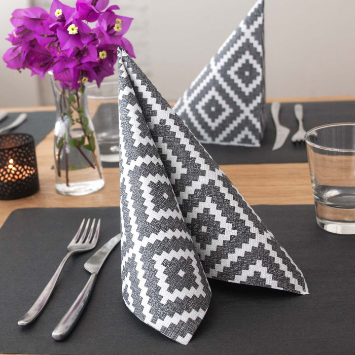 Tovagliolo Tissue 40x40 Paco Nero-ctatrade