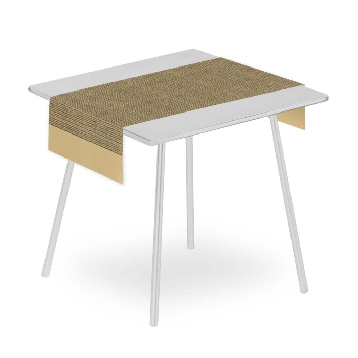 Runner Airlaid 120x48 Stria Natural-ctatrade