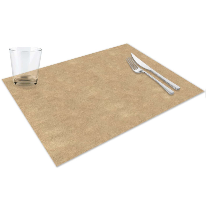 Tovaglietta in carta kraft avana Rustico 35x50-ctatrade