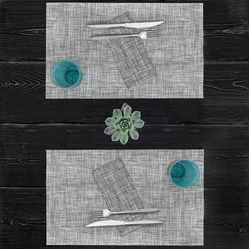 Tovaglietta Kraft 30x48 Gala Grigio–ctatrade