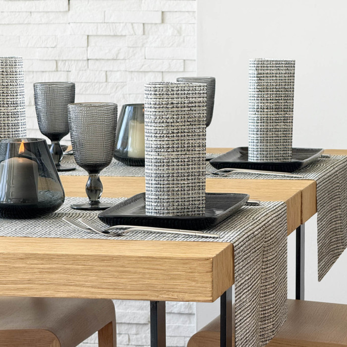 Runner Spunlace 120x48 Nora Antracite-ctatrade