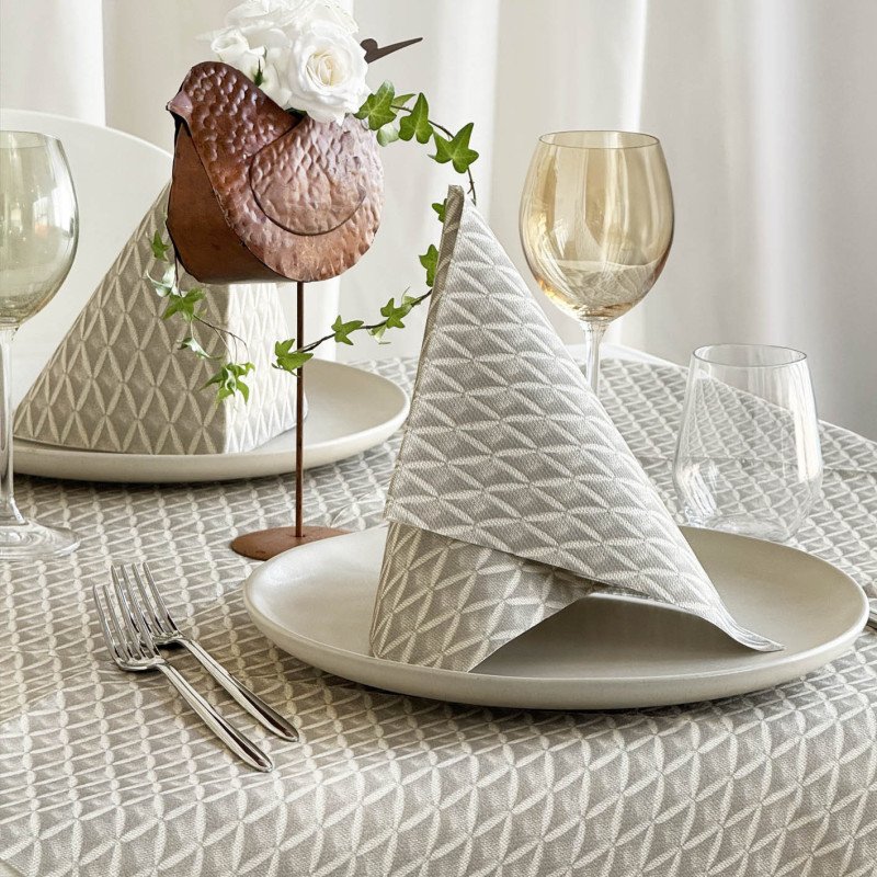 Tovaglia Airlaid 100x100 Vivy Sabbia-ctatrade