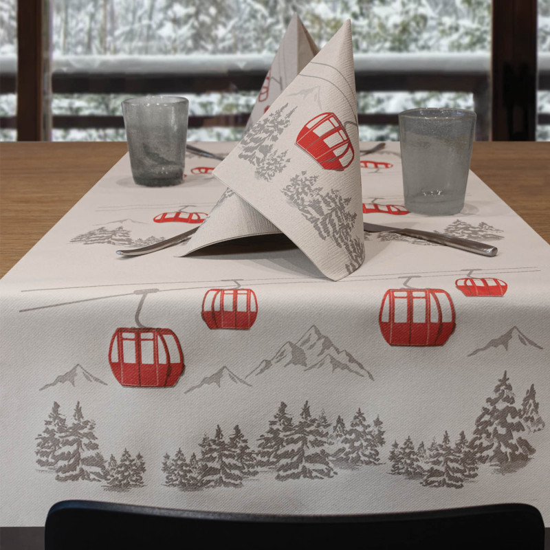 Cabinovia tovagliato monouso natalizio–ctatrade