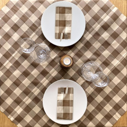 Kilt rosso tovagliato monouso natalizio–ctatrade