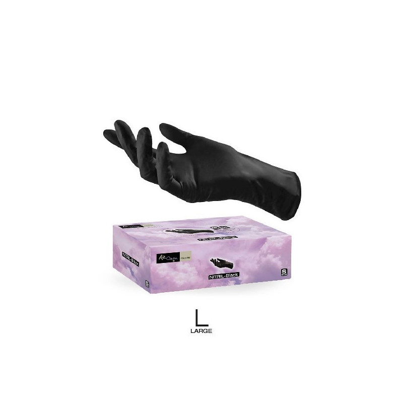 Guanti monouso nitrile L neri-ctatrade