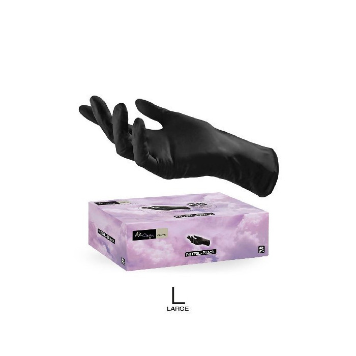 Guanti monouso nitrile L neri-ctatrade