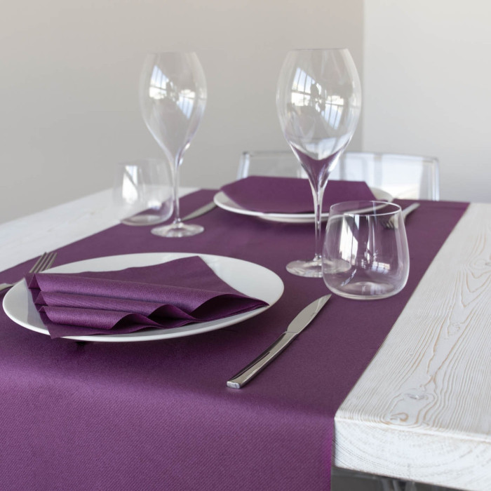 Runner Airlaid Viola 120x40-ctatrade