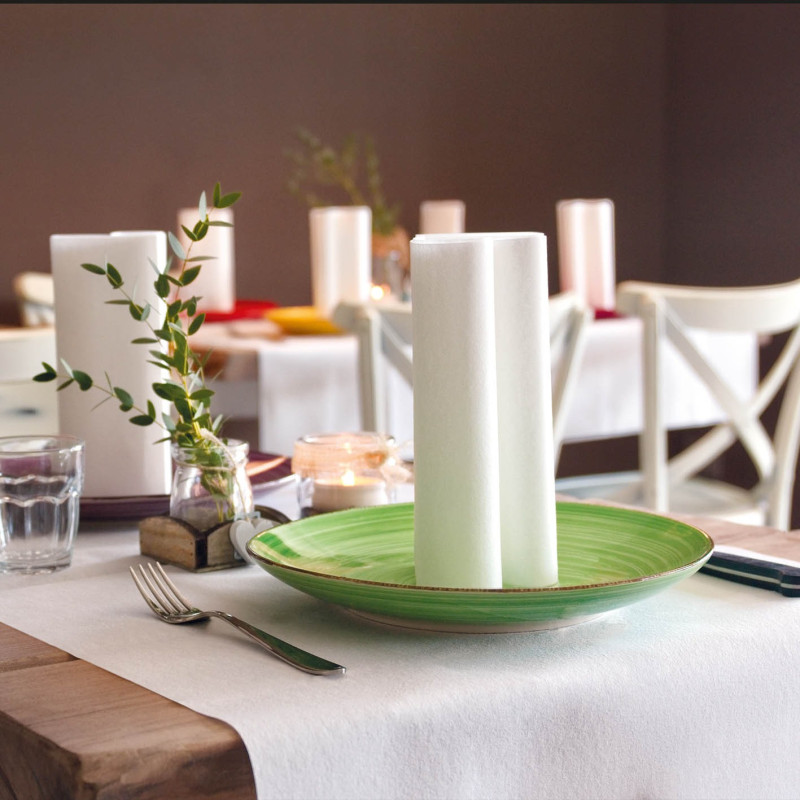 Runner Airlaid Bianco 120x48-ctatrade