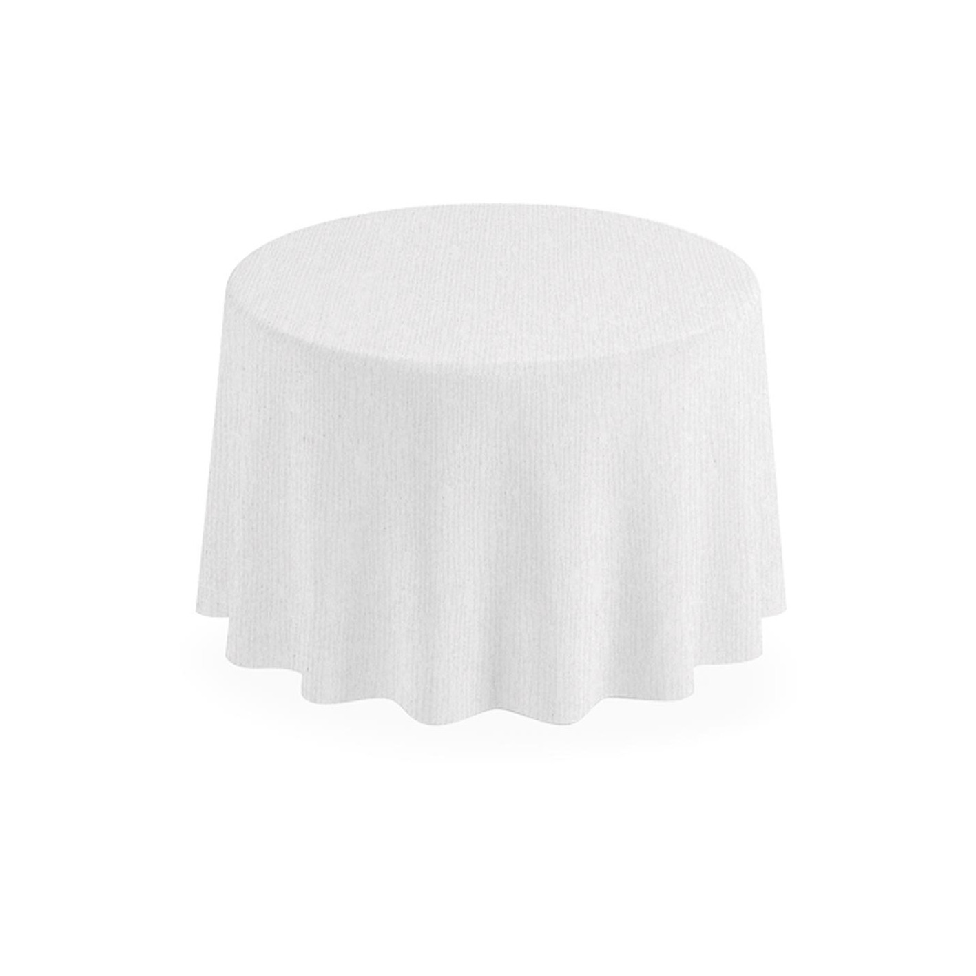 Tovaglie Antimacchia Ø 250 cm. Bianco-ctatrade