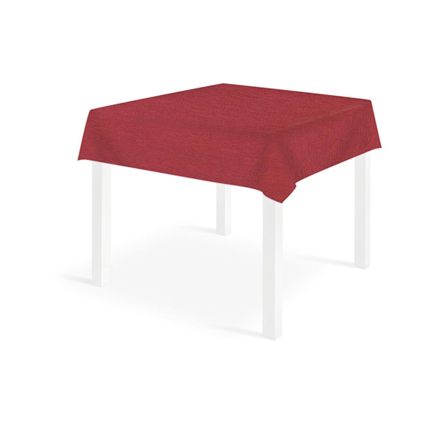 Tovaglie Antimacchia 120x120 Bordeaux pz.12-ctatrade-Pack Service Italia