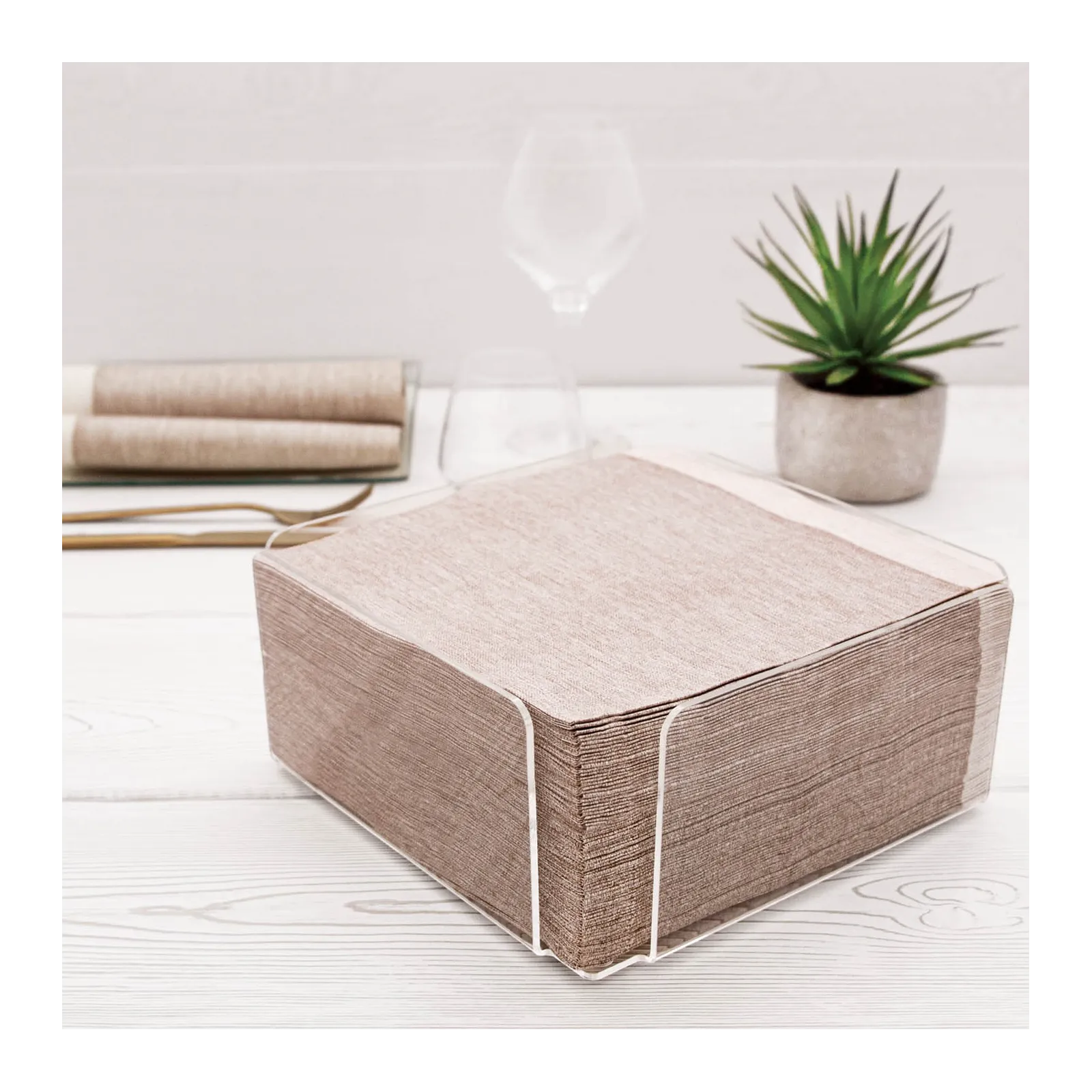 Dispenser tovaglioli 44X44 (2pz.)-ctatrade-Pack Service Italia