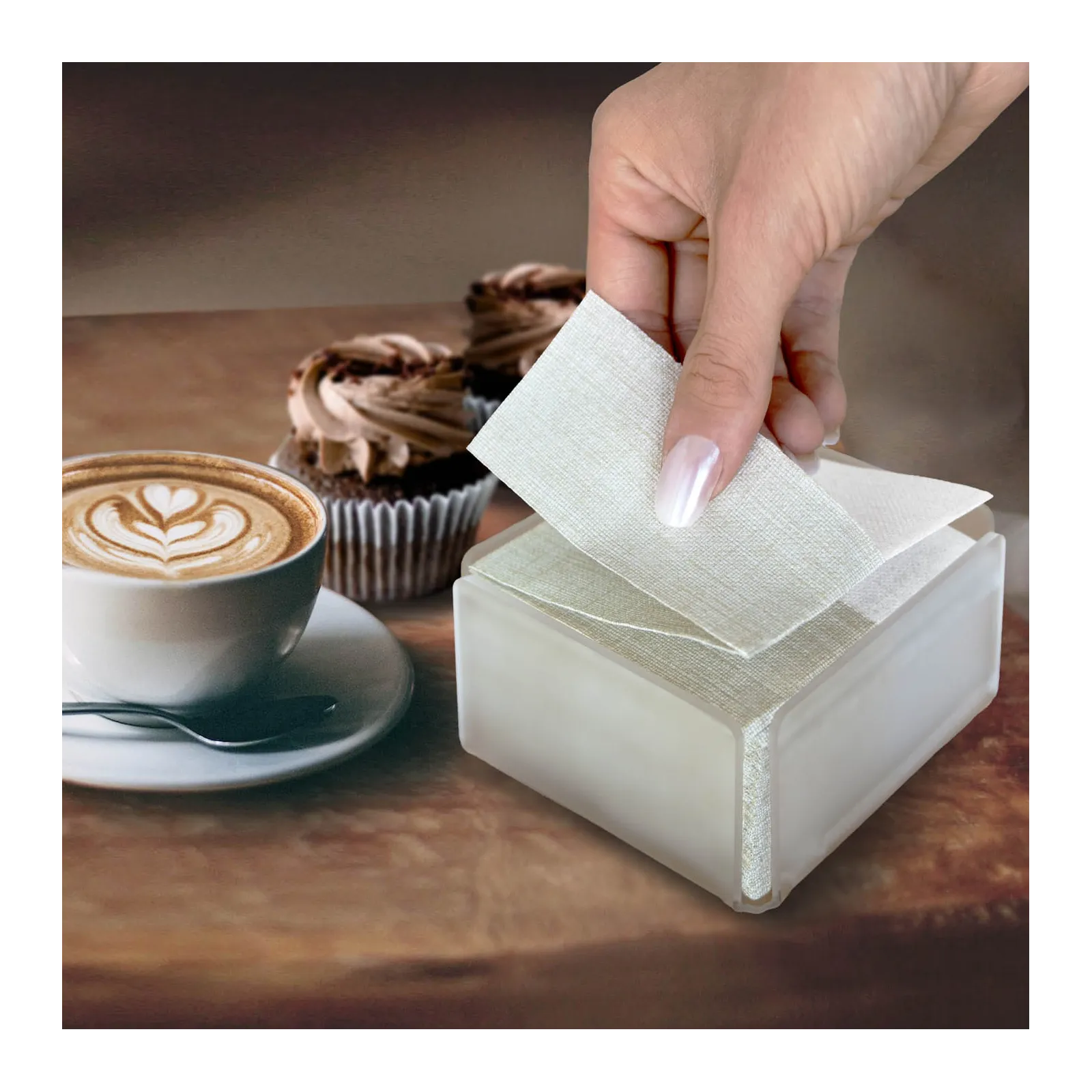 Dispenser tovaglioli 20X20 (24pz.)-ctatrade-Pack Service Italia