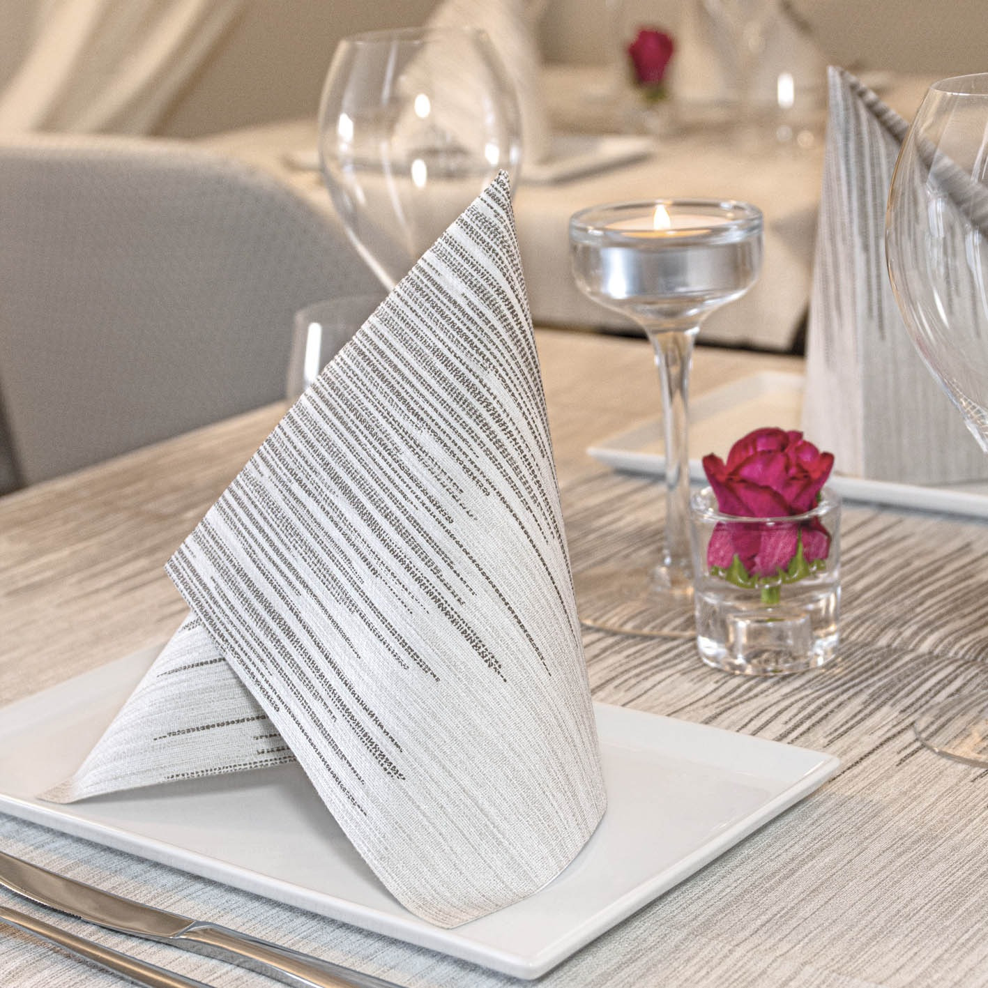 Lounge Airlaid Cacao tovagliato in Airlaid Natural Textile